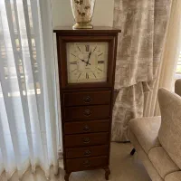 فروش یک جفت آباژورجدیدویک ساعت دکدراتیو|چراغ خواب و آباژور|لواسان, |دیوار