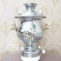 سماور گازی ۱۰لیتر آکبند برنز اصل اکبربرادران قدیمی