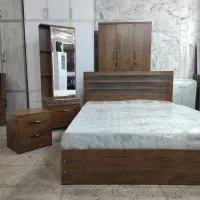 تختخواب دونفره / تخت دونفره مدل خطی