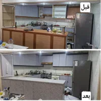 بازسازی و برچسب کابینت و وسایل خونه کامل|خدمات پیشه و مهارت|اهواز, پردیس|دیوار