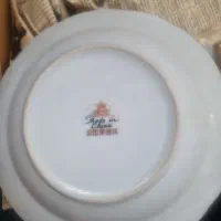 بشقاب قدیمی گل سرخی|کلکسیون اشیاء عتیقه|تهران, تهرانسر غربی|دیوار