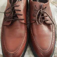 کفش چرم و کاپشن چرم