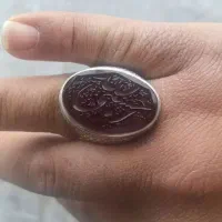انگشتر نقره قواره دار