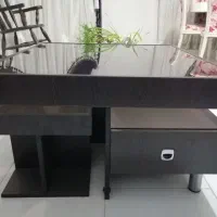 فروش میز ۴ نفره + سه میز عسلی کوچک