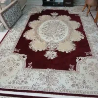 دوتا فرش زرشکی درحدنو 6مترین