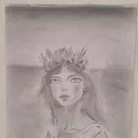 نقاشی سیاه قلم|تابلو، نقاشی، عکس|مشهد, کوشش|دیوار