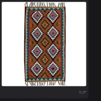 هر نوع مدل گلیم دست بافت سفارش بدید آماده تحویل|پادری|نمین, |دیوار