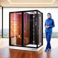 سونا خشک و بخار برای اهالی شیراز کابین دوش جکوزی