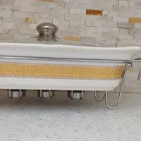 سوفله خوری وارمر دار سرامیکی مارک یونیک اصل|ظروف سرو و پذیرایی|جوانرود, |دیوار