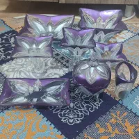 سرویس بلور.سرویس پیوتر.سینی چوبی فلزی