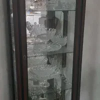 ویترین چهار طبقه چراغ دار