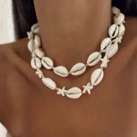 دسبند و گردنبد صدفی و ستاره دریایی|زیورآلات و اکسسوری|میانه, |دیوار