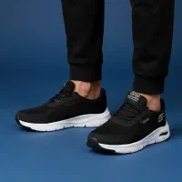 کفش ورزشی مردانه اسکچرز مدل Quantumمشکی و سرمه ایی