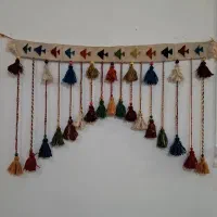 آویز سردر گلیم ۱۱۰ سانت طول  در ۸۵ ارتفاع