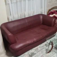 مبلمان هفت نفره روکش چرم