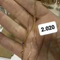 دو گرم زنجیر طلا