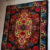 یک جفت  فرش پادری / قالیچه ی دستبافت