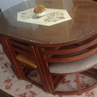 میز و صندلی نهارخوری،کم جا، شش نفره