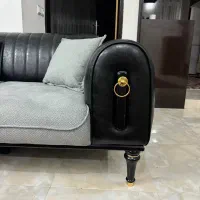 فروش مبل L شرکتی در حد نو نصف فیمت|مبلمان خانگی و میز عسلی|تهران, امجدیه (خاقانی)|دیوار