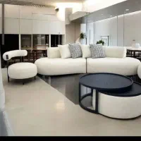 مبل 7نفره با طراحی مینیمالیستی، پرداخت آسان