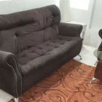 فروش مبلمان ۷ نفره با جلو مبلی و دو عدد مبل راحتی