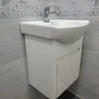 کاسه روشویی با کابینت زیر و شیر روشویی