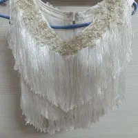 بلوز دامن مجلسی شیک سفید