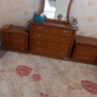 سرویس خواب چوبی|تخت و سرویس خواب|آبیک, |دیوار