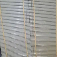 ۴عددپرده کرکره آلمینیومی درابعاد۲در۱متر