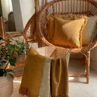 اینه قدی و صندلی حصیری|آینه|شاهینشهر, شهرک میلاد|دیوار