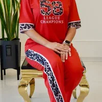 بلوز شلوار پلنگی جدید