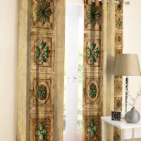 پرده پانچی|پرده، رانر، رومیزی|فردیس, سپید دشت|دیوار