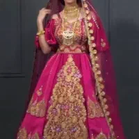 لباس عروس هندی حنابندان کار دست شیک