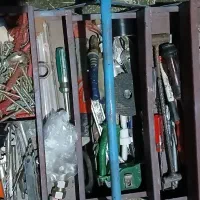 جعبه ابزار فلزی با تمام ابزارالات