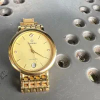 ساعت سوئیسی اصل روکش طلا santana