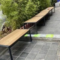 چهار پایه کف چوب