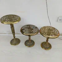 میز عسلی جنس برنج