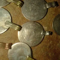 سکه نقره نیم افغان واریز قدیمی دست ساز|کلکسیون اشیاء عتیقه|کرج, گلدشت|دیوار