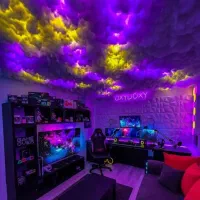 لاین نوری . اجرای سقف ابری|خدمات پیشه و مهارت|چغادک, |دیوار