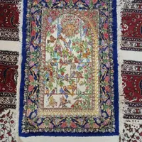 تابلو فرش پشتی تمام ابریشم ۶۰ در ۹۰