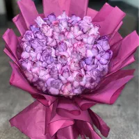 دسته گل رز