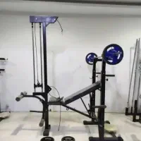 دستگاه بدنسازی تاشو  فدراسیونی وزنه دمبل هالتر|تجهیزات ورزشی|تهران, استاد معین|دیوار