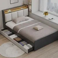 تخت خواب بیستا طرح یک و دونفره کد182|تخت و سرویس خواب|همدان, |دیوار