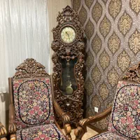 ساعت ایستاده بزرگ چوب راش