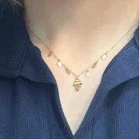گردنبند طلای نمادار یک گرمی