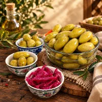 زیتون شور خوشمزه محلی