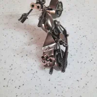 موتوردست سازفلزی دکوری تزیینی خیلی زیبا|مجسمه، تندیس، ماکت|قم, زنبیل آباد|دیوار