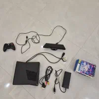 xbox360 اسلیم ۲۵۰ گیگ ۱ دسته ۱ کینکت
