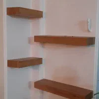 شلف دیواری پایه مخفی