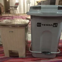 سطل های پلاستیکی درب دار ۶۰و۲۰و۳۰لیتری پدالی